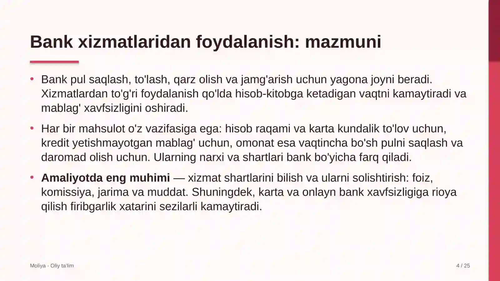 Transformator zavodlarida bank xizmatlaridan foydalanish 4