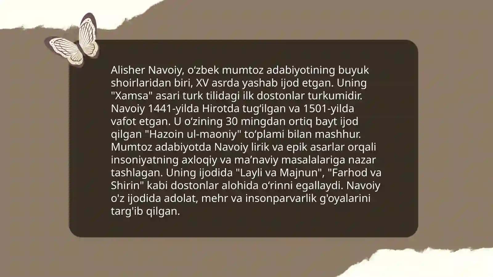 Alisher Navoiy ijodi 4