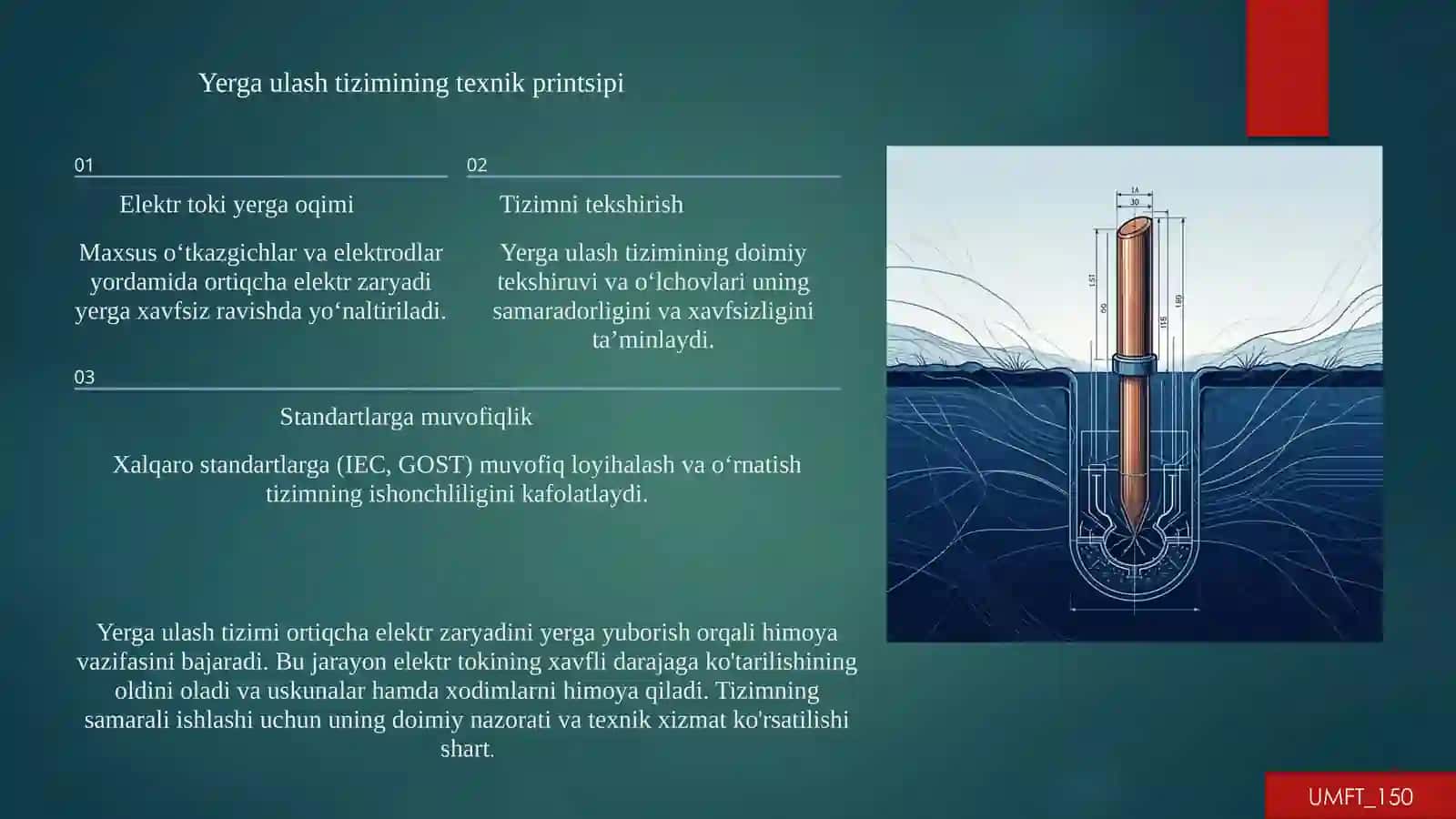 Yerga ulash (zazemleniye) 4