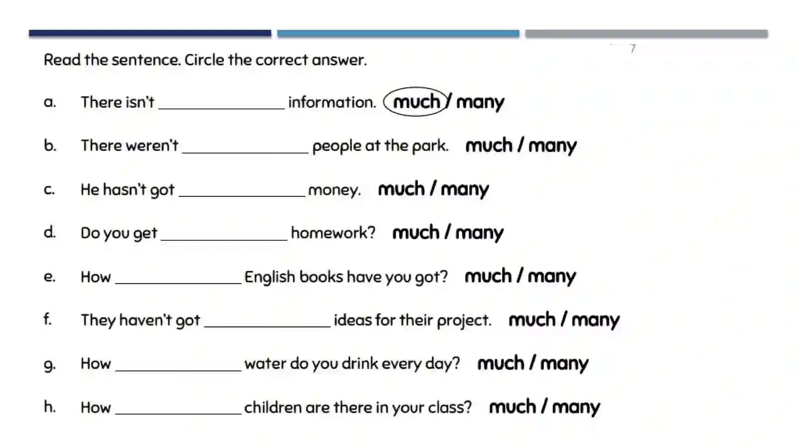 MANY / MUCHLITTLE / FEW 4