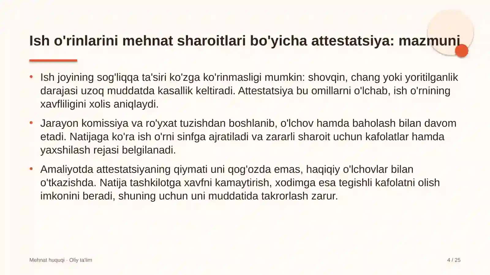 Mehant huquqi · Oliy ta'lim 4