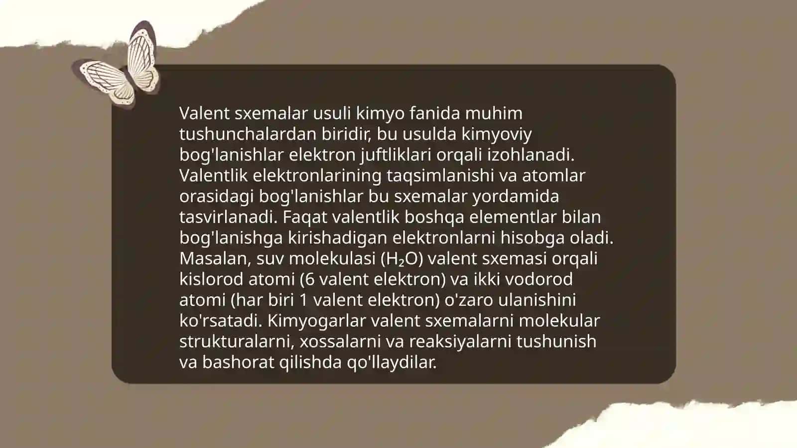 Valent sxemalar usuli 4