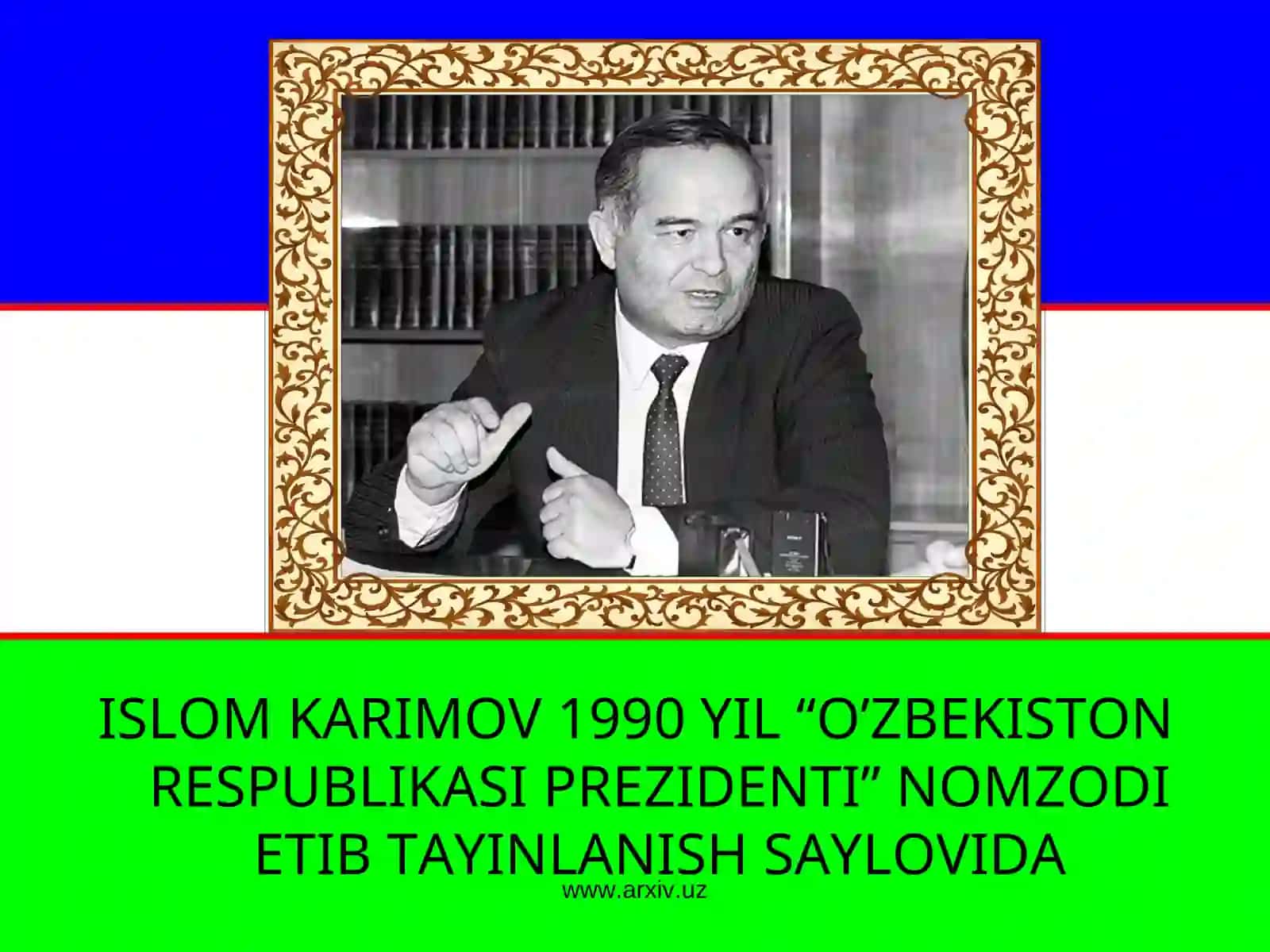 ISLOM ABDUG’ANIYEVICH KARIMOV 4