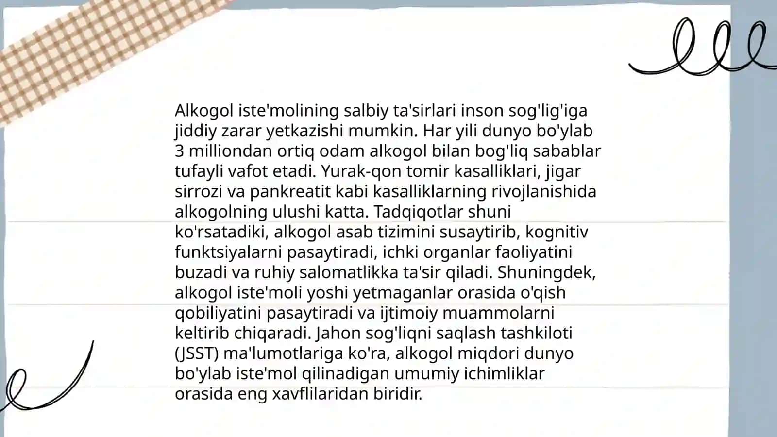 Zararli odatlar 4