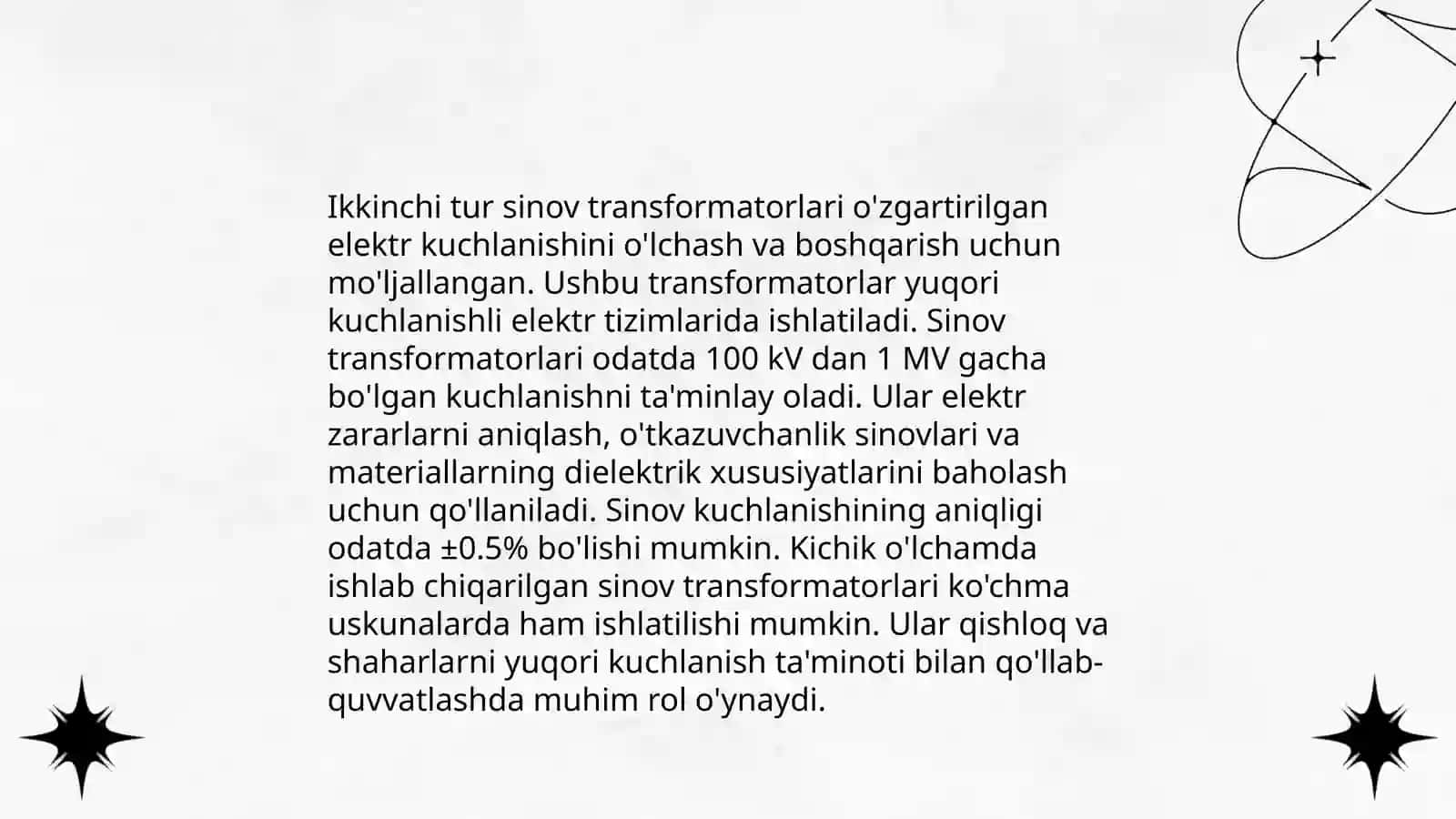Quvvat transformatorlari 4