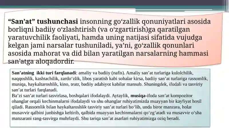 San’at va jamiyat 4