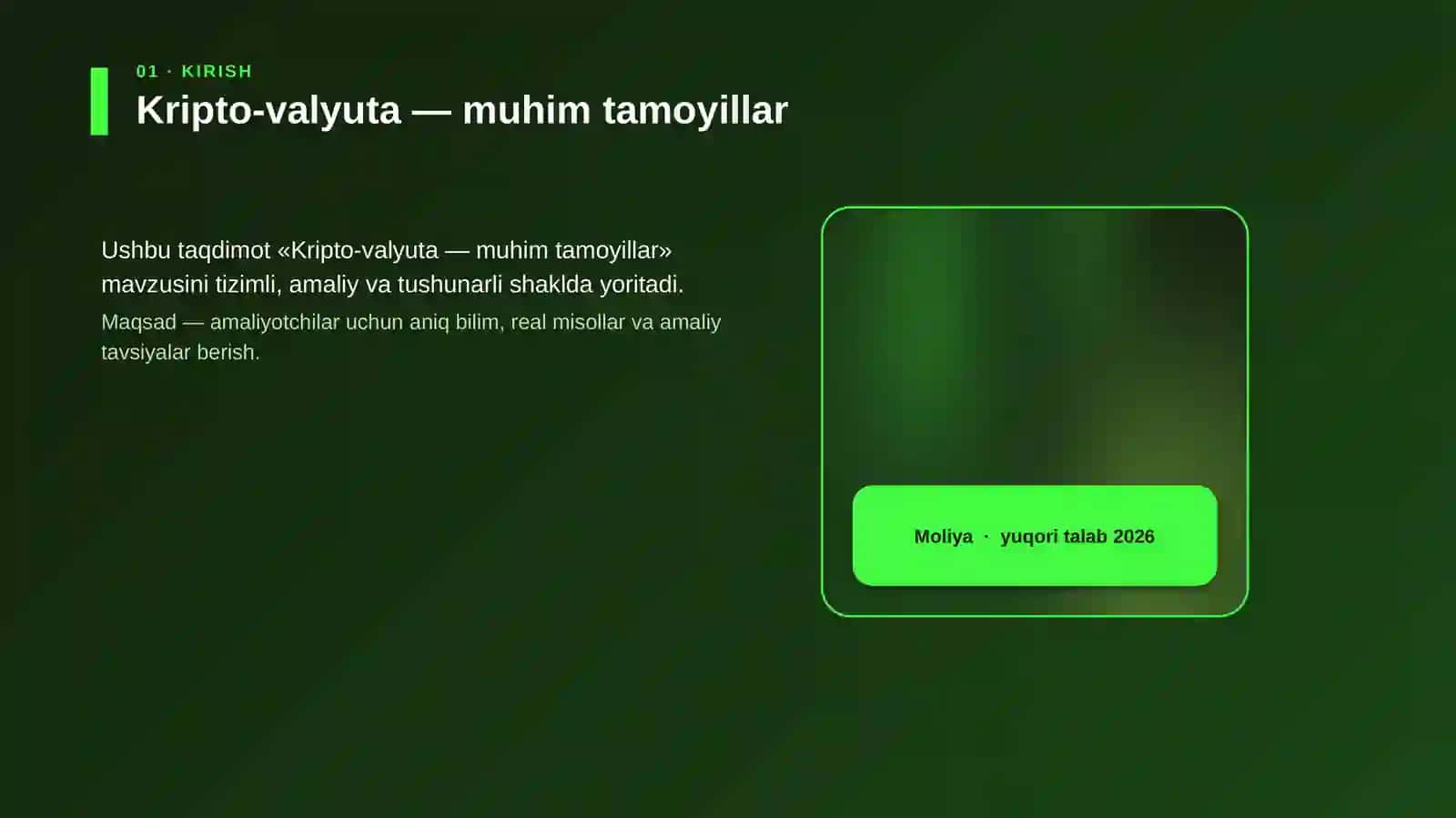 Kripto-valyuta — muhim tamoyillar 4