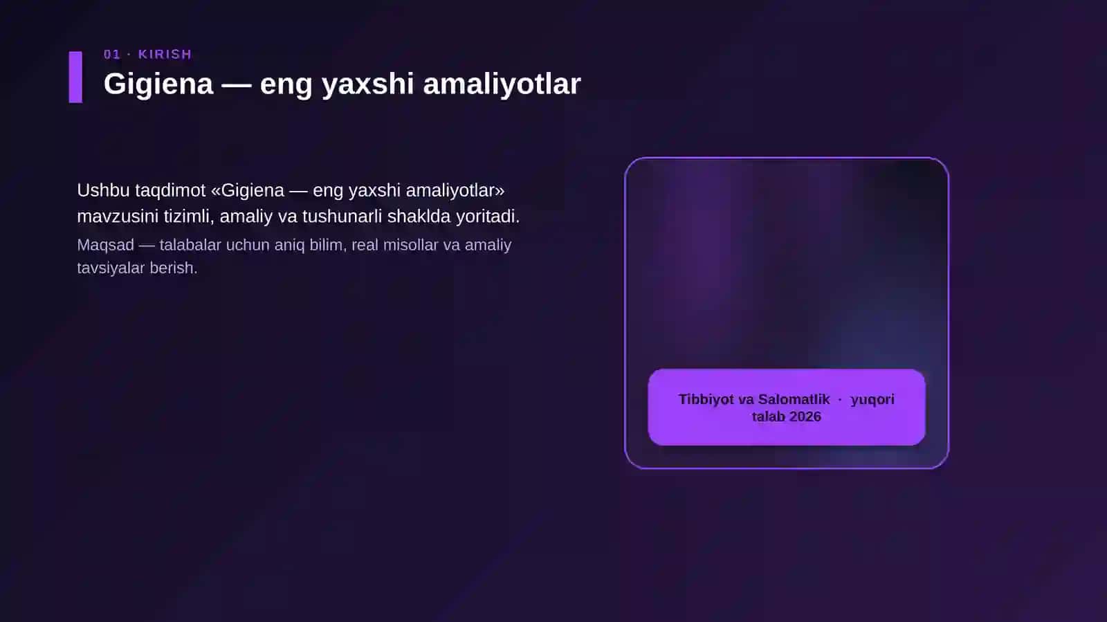 Gigiena — eng yaxshi amaliyotlar 4