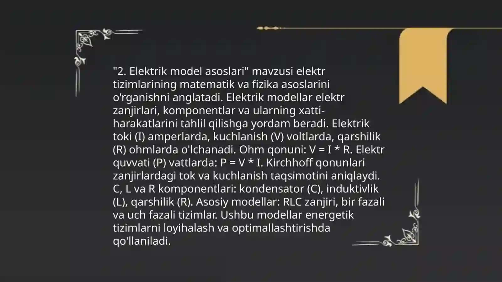 Mexanik model asoslari 4