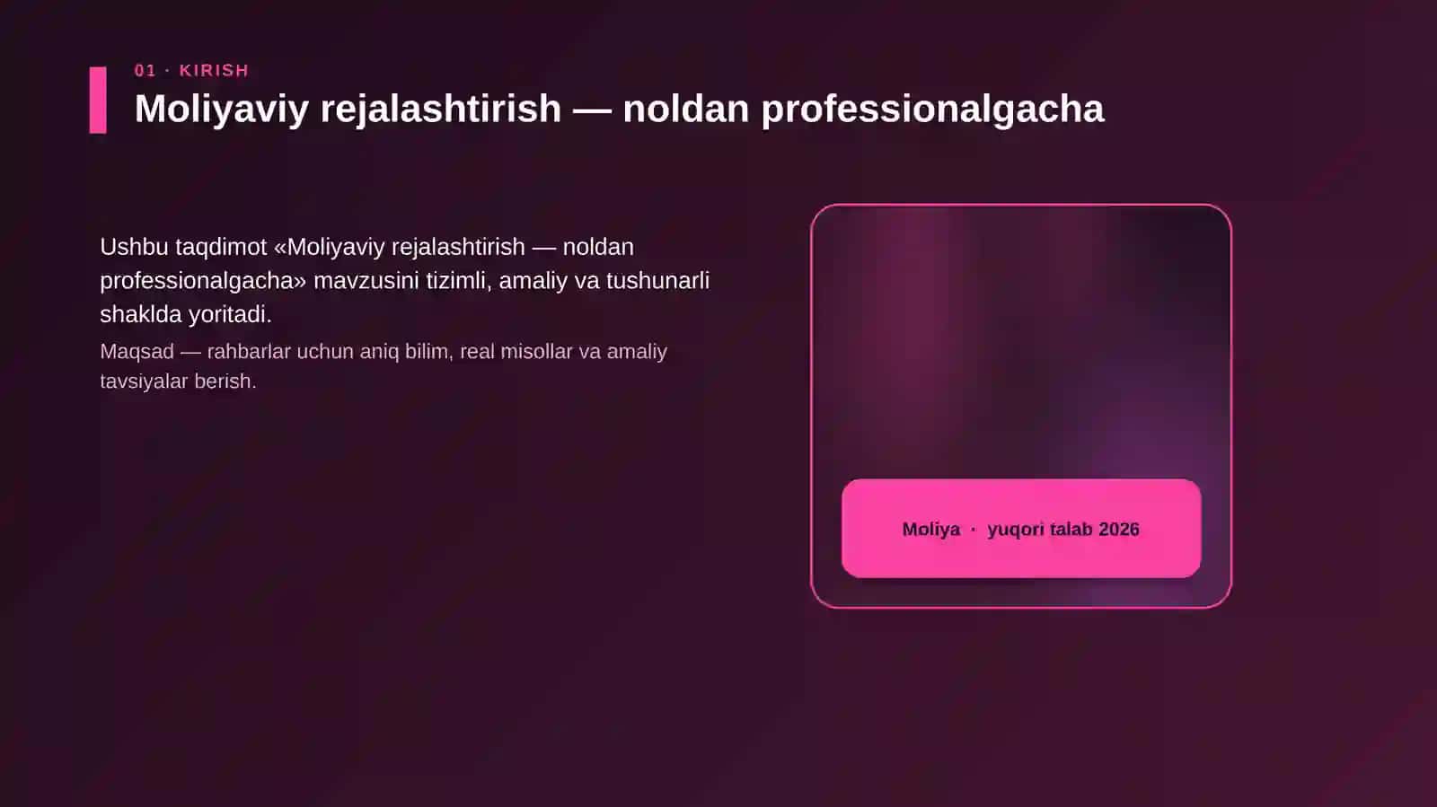 Moliyaviy rejalashtirish — noldan professionalgacha 4