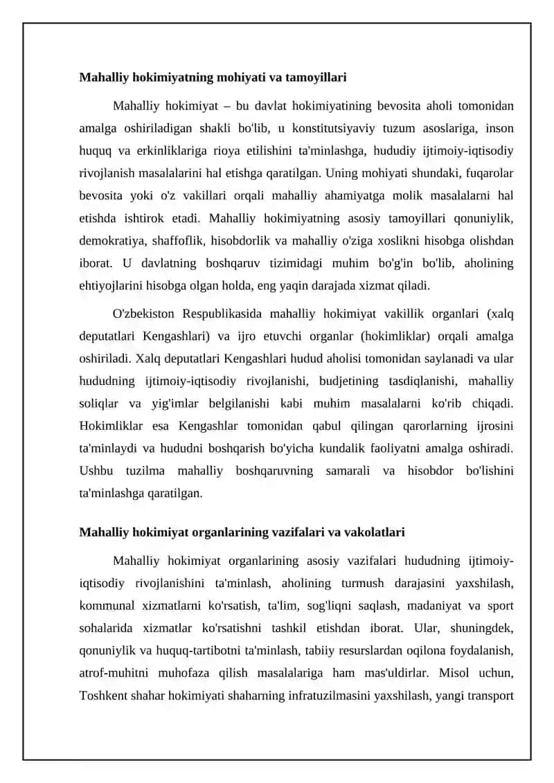 Mahalliy hokimiyatning samarali faoliyati 4