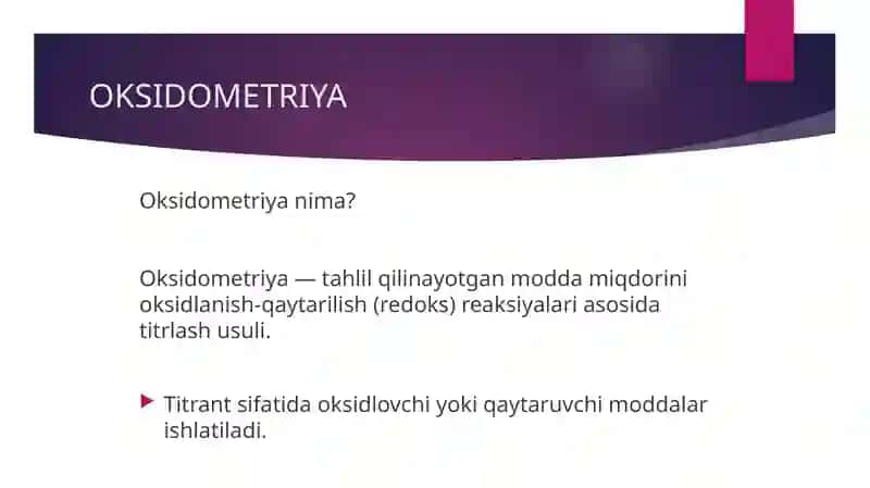 Titrametriya Analizi 4