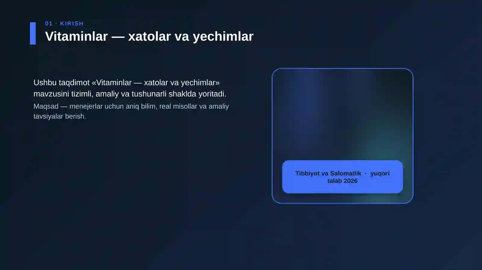 Vitaminlar — xatolar va yechimlar 4