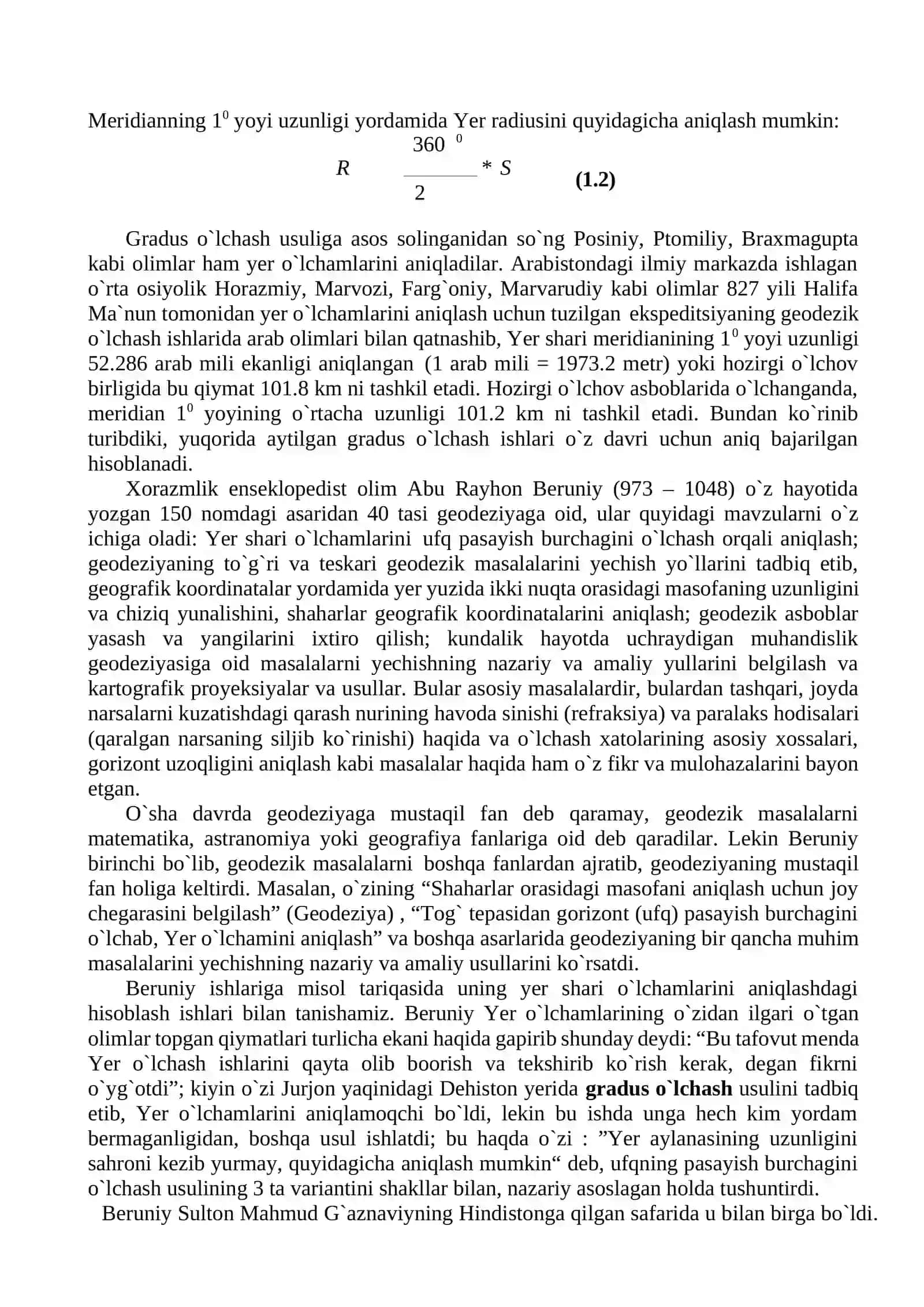 Geodeziya Fanining vazifalari 4