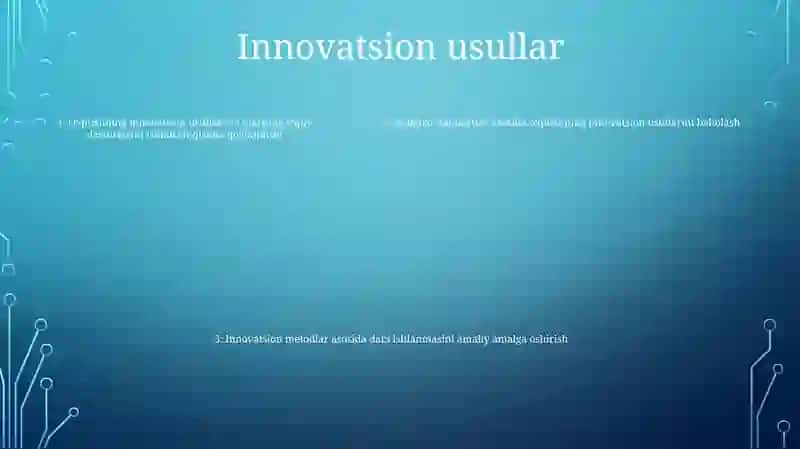 Xalqaro Baholash Dasturlarini O‘Zida Mujassamlashtirgan Innovatsion Metodlar Asosida Dars Ishlanmalari Ishlab Chiqish Va Amaliyotga Tadbiq Etish 4
