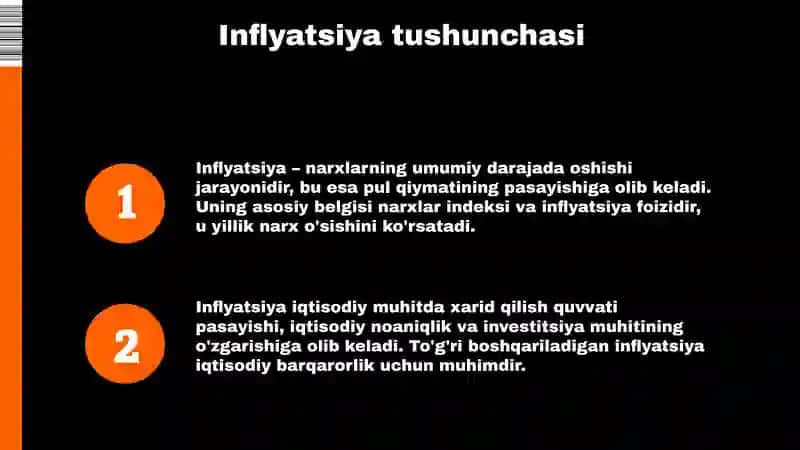 Inflyatsiya va uning aholi daromadlari 4