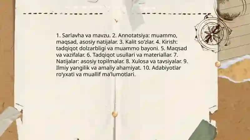 Tezislar. Tezis turlari 4
