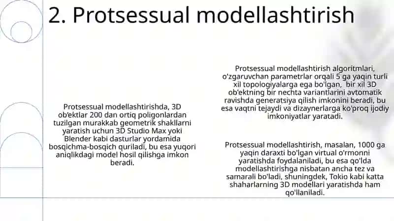 3D Modellashtirish haqida tushuncha 4