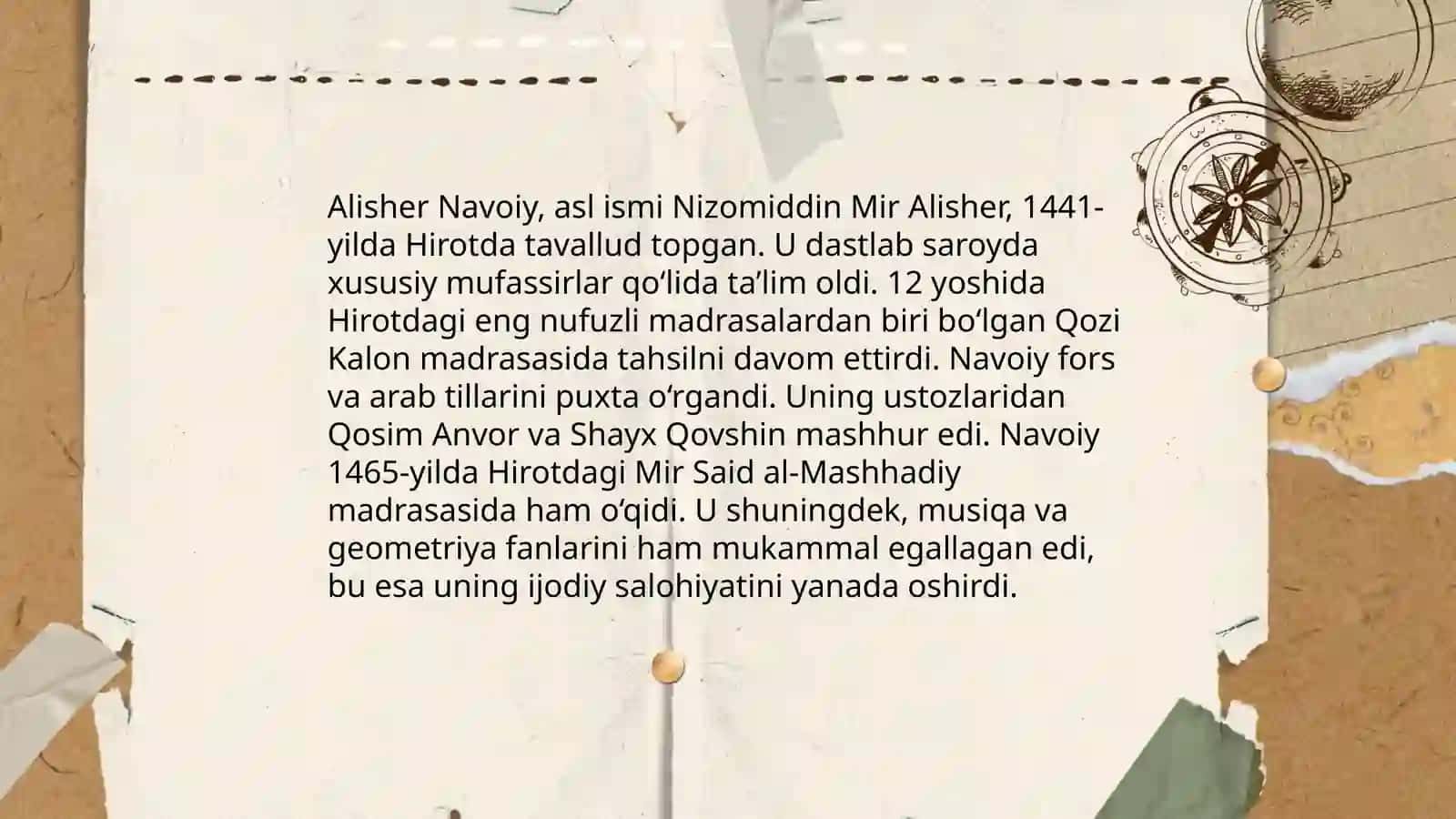 Alisher navoiy hayoti va ijodi 4