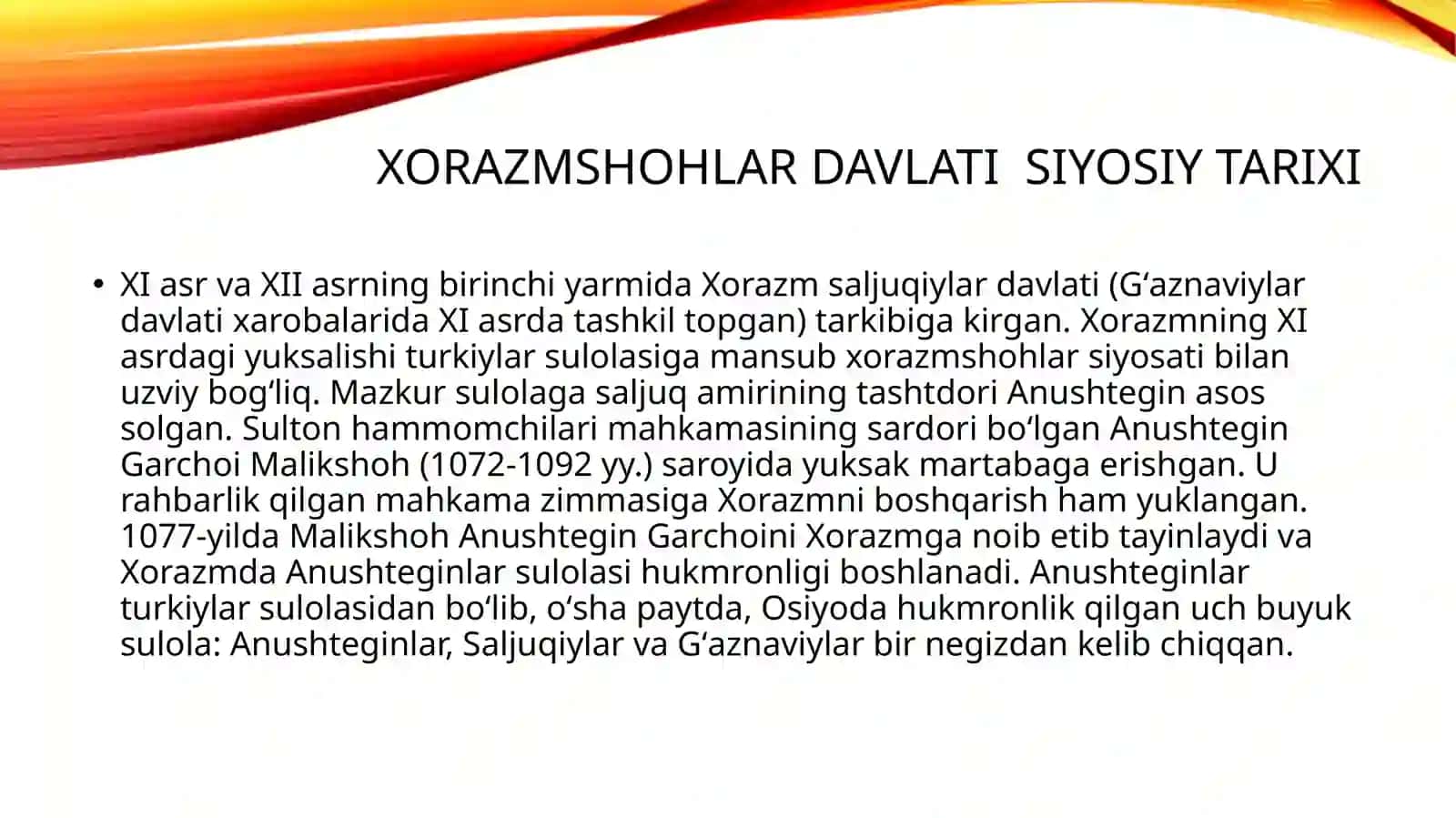 Xorazm shohlar davlati 4