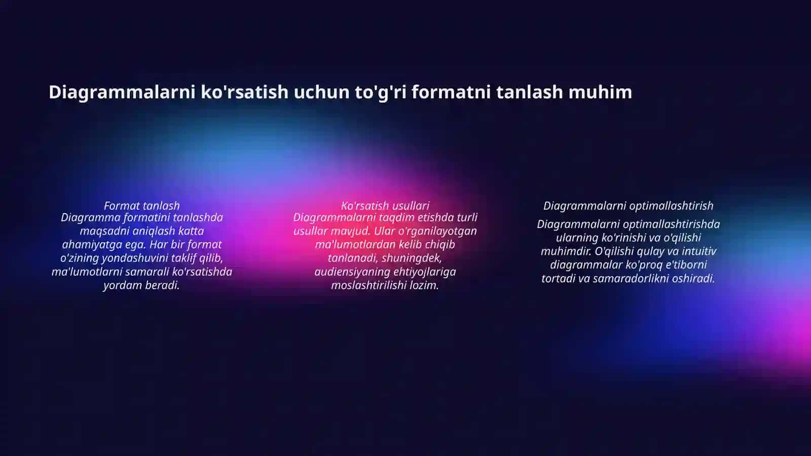 Diagrammalar ustida ishlash 4