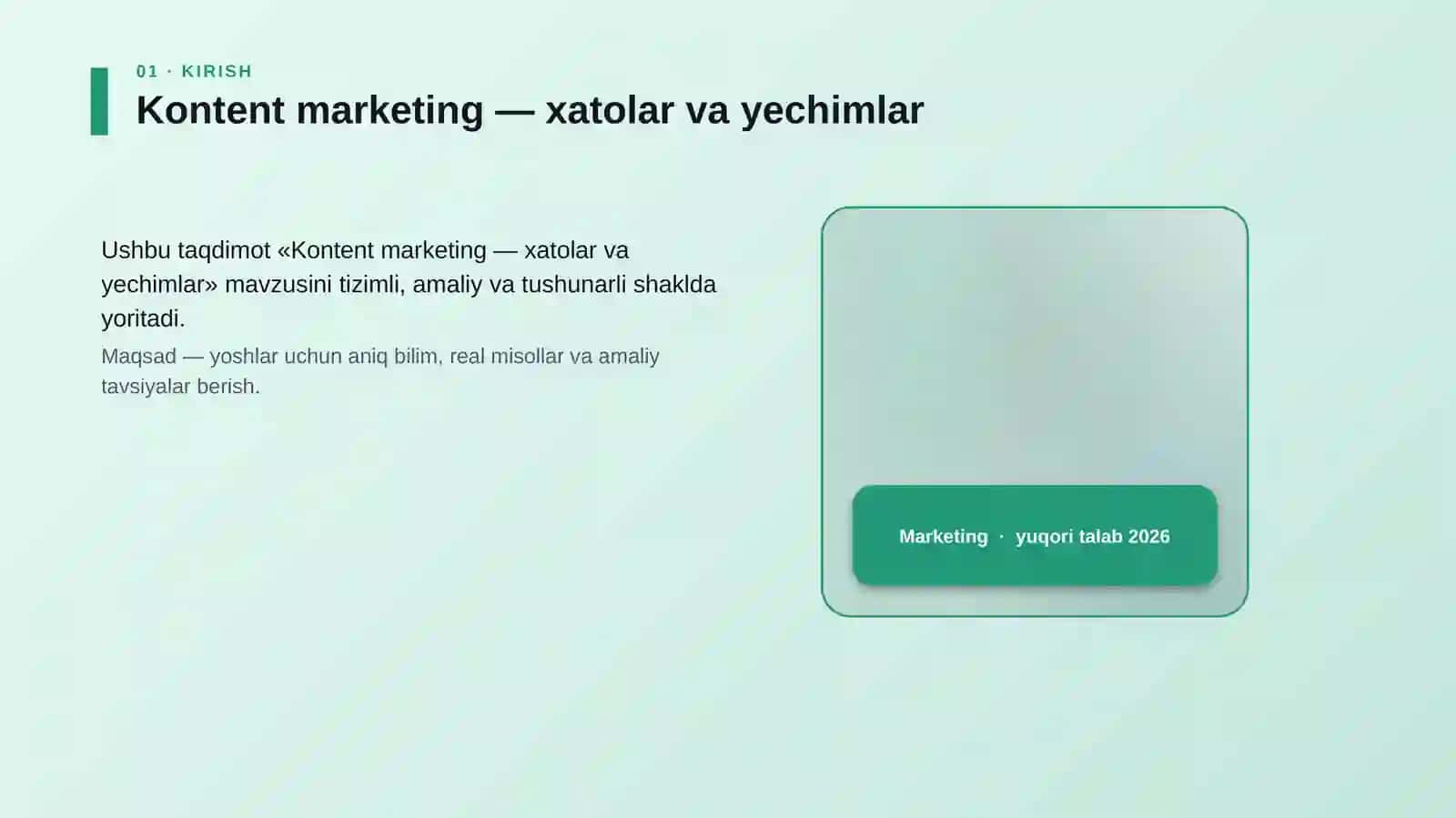 Kontent marketing — xatolar va yechimlar 4