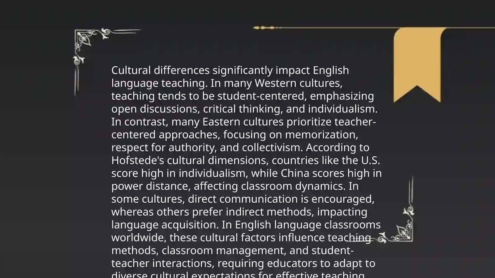 When the teacher is not a native speaker 4