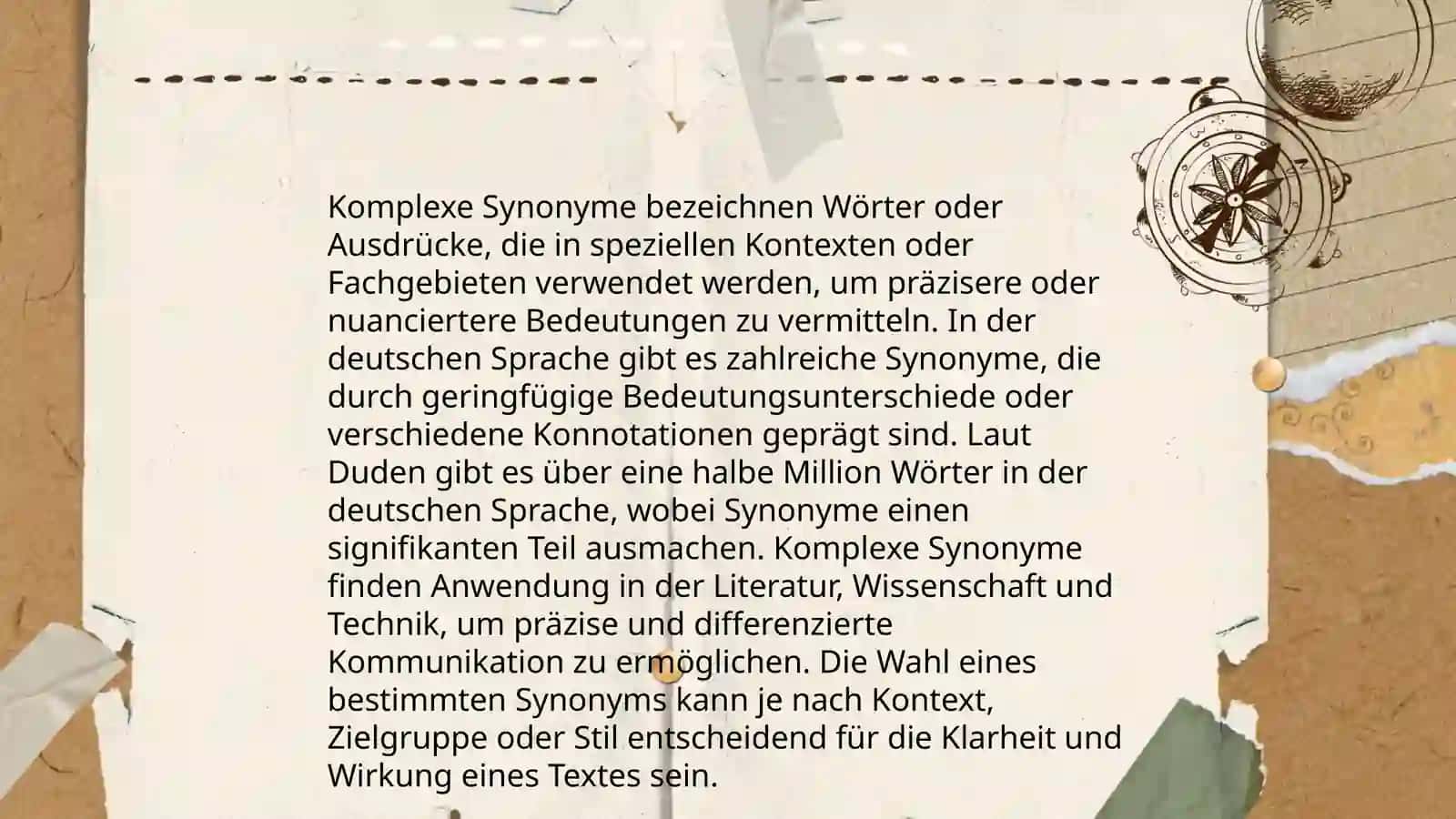 Synonymen und Antonymen 4
