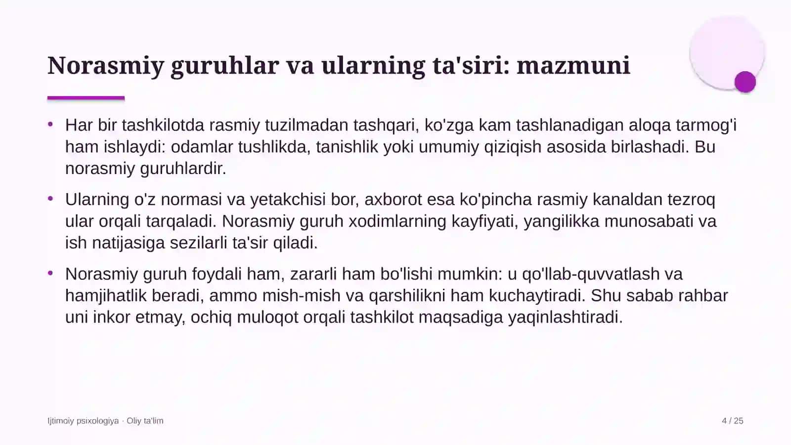 Teatr-studiyalarda norasmiy guruhlar va ularning ta'siri 4