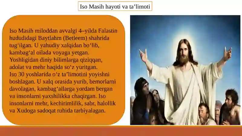 XRISTIANLIK DINI TARIXI VA ASOSIY G'OYALAR 4