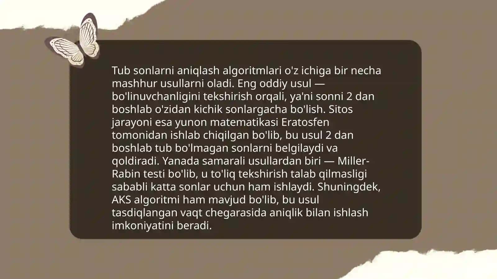 Tub va murakkab sonlar 4