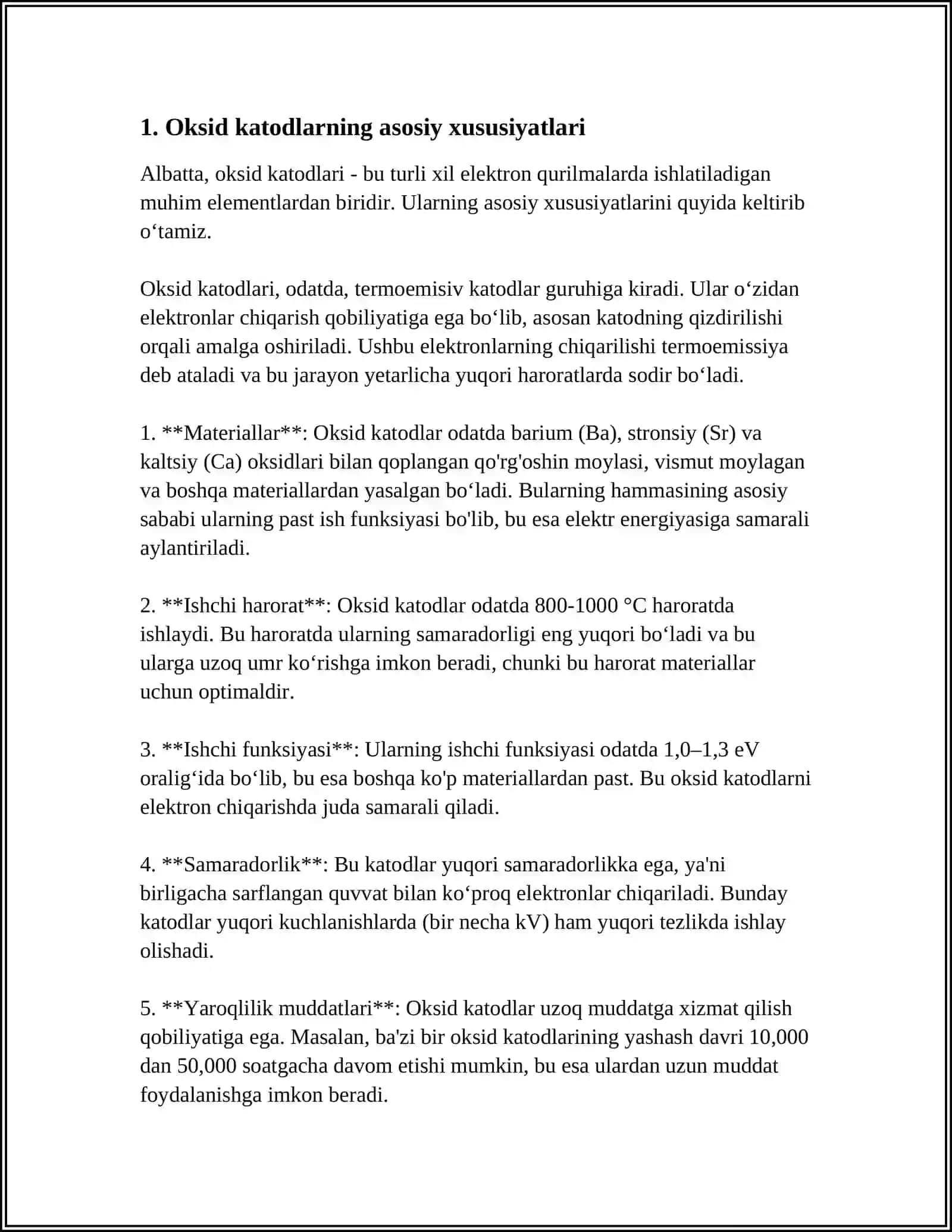 OKSID KATODLAR 4