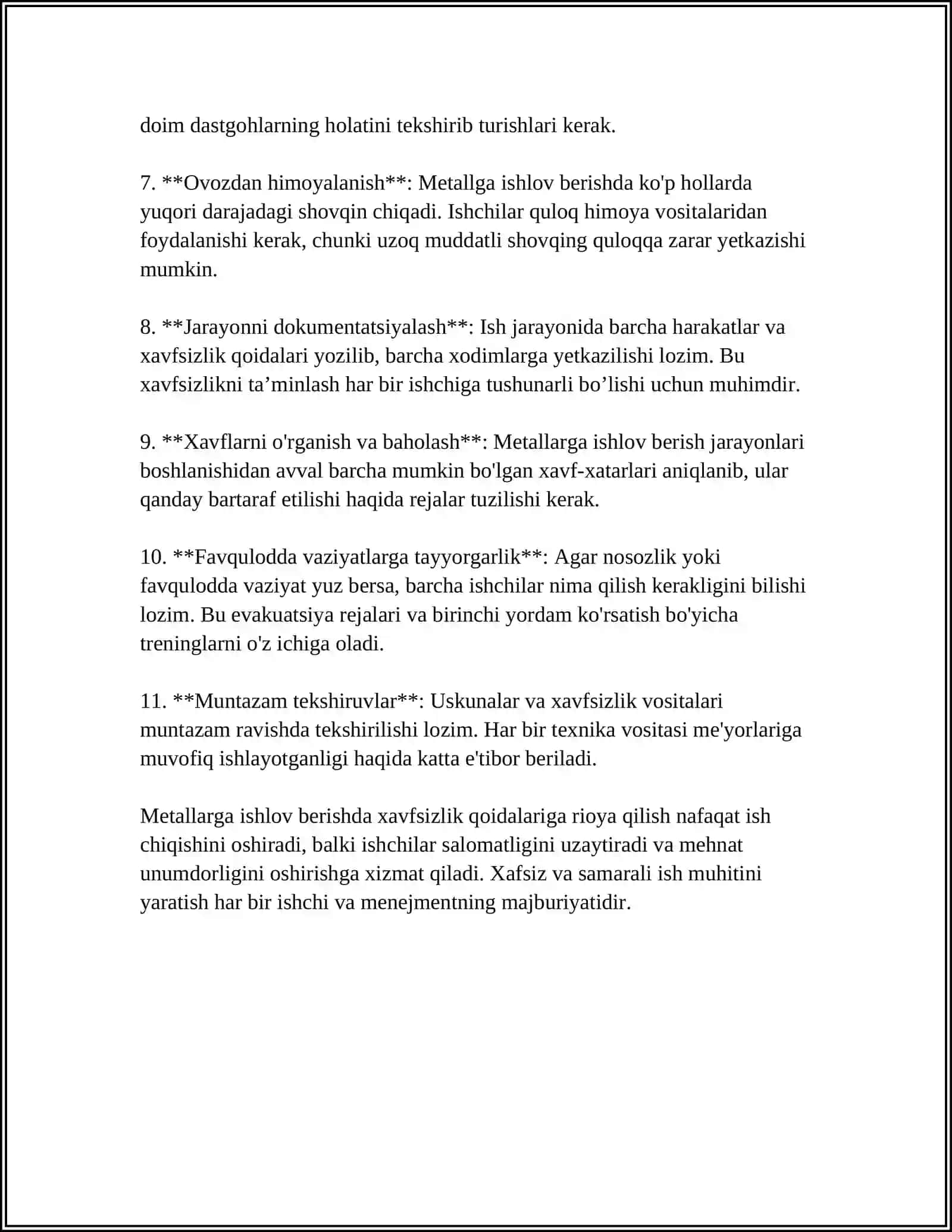 METALARNI BOSIM BILAN ISHLASHDA TEHNIK HAFSIZLIK 4