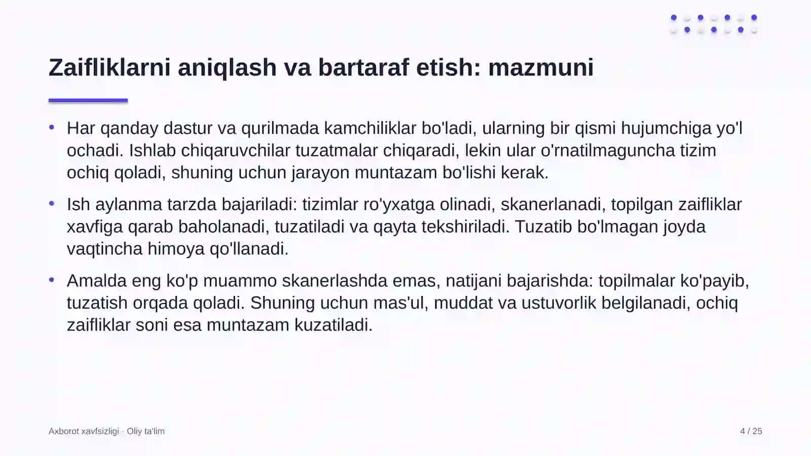 Yoga studiyalarida zaifliklarni aniqlash va bartaraf etish 4
