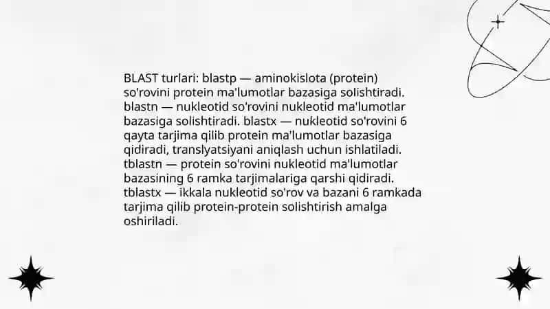 BLAST dasturi 4