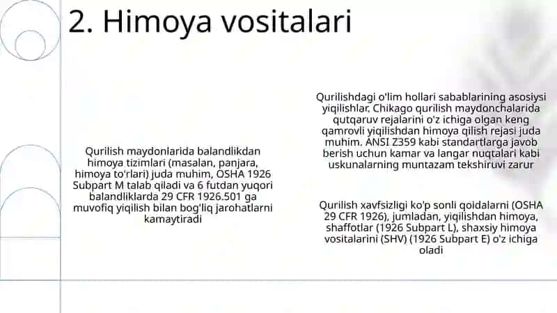 Qurilishda mehnatni muhofaza qilish 4