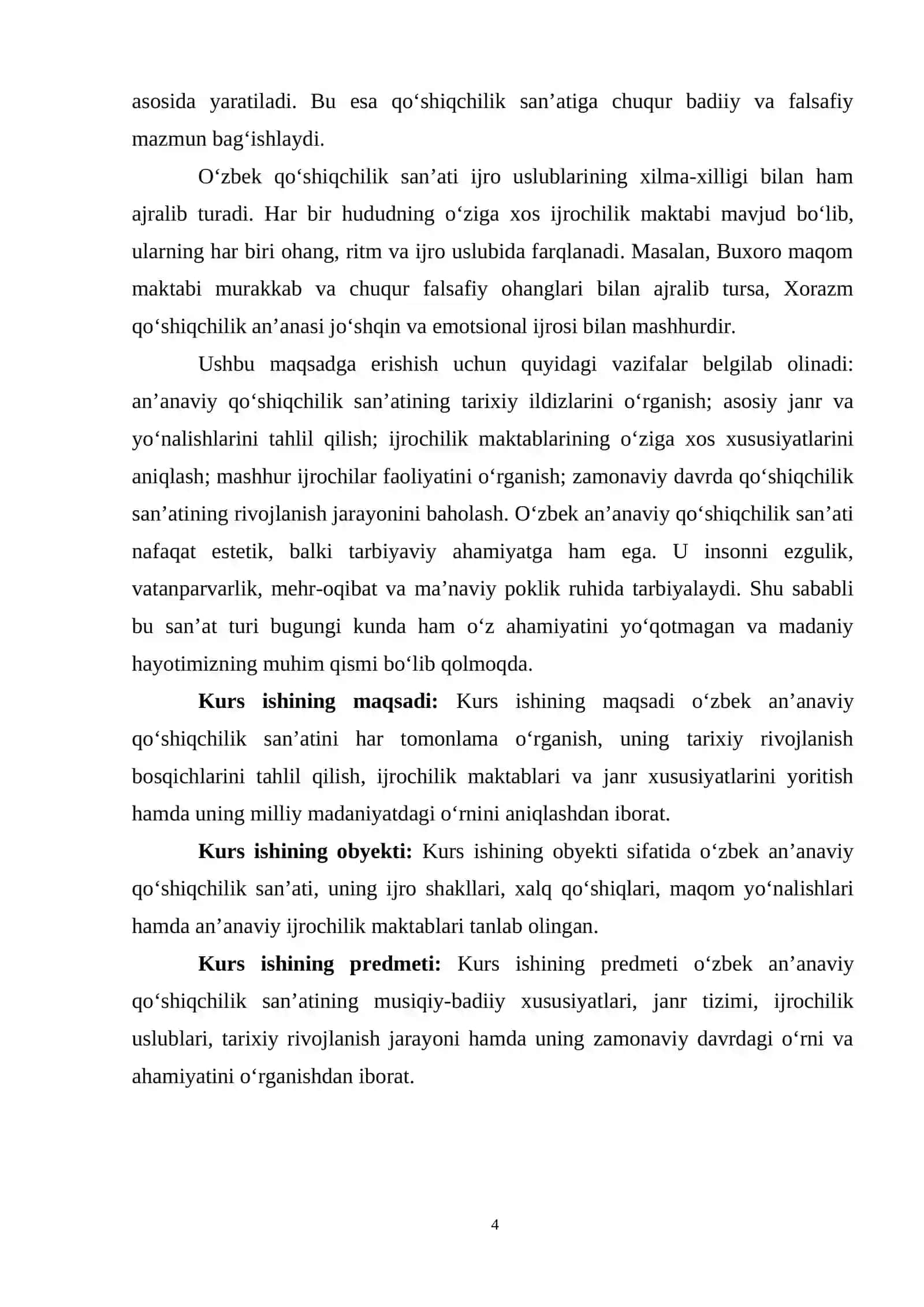 O‘ZBEK AN’ANAVIY QO‘SHIQCHILIK SAN’ATI 4