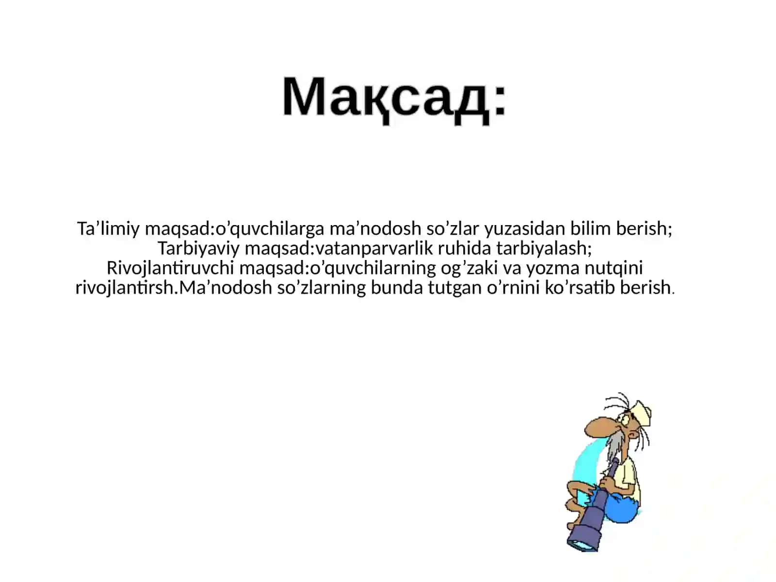 MA’NODOSH SO’ZLAR 4