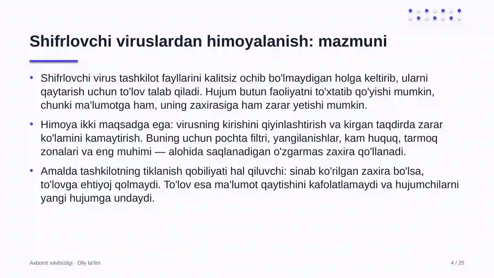 Gidroelektr stansiyalarida shifrlovchi viruslardan himoyalanish 4