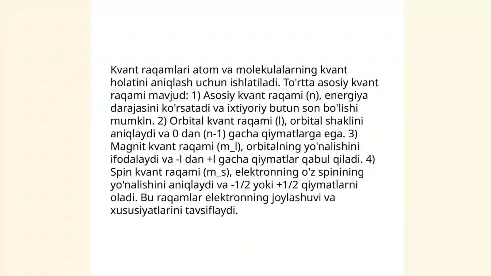 Vodorod atomining Bor nazariyasi 4