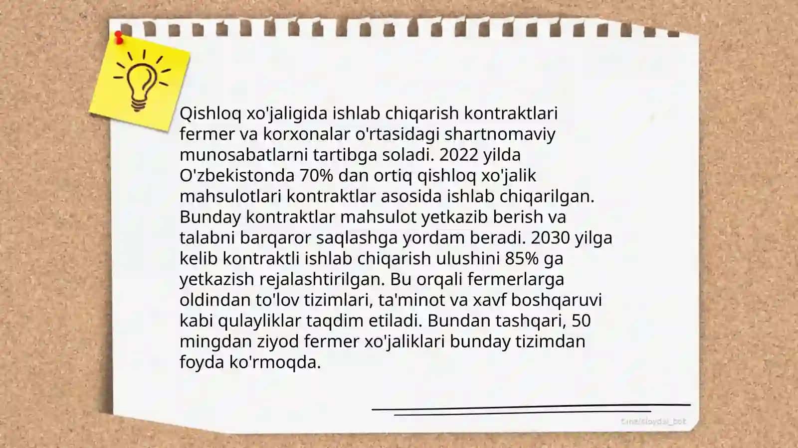 O'zbekiston Respublikasi qishloq xo'jaligi kontrakti 4