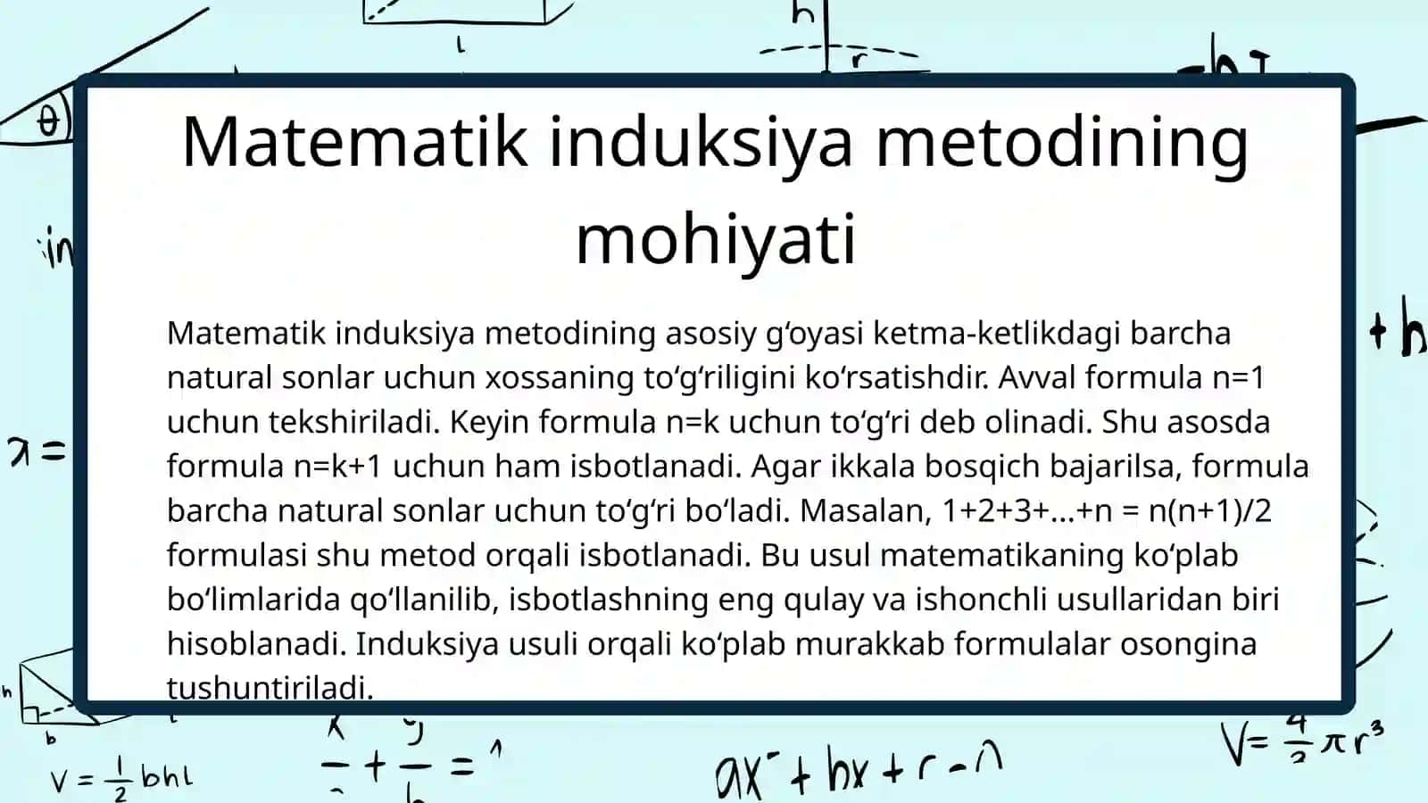 Matematik induksiya metodi 4