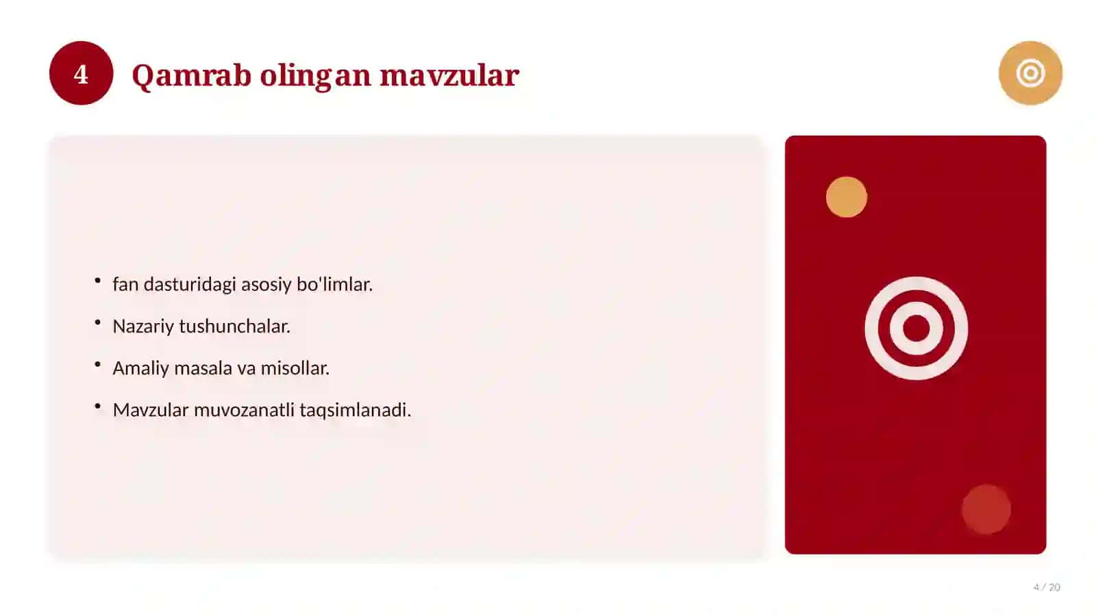 O'zbekiston tarixi fanidan 8-sinf: test savollari to'plami 4