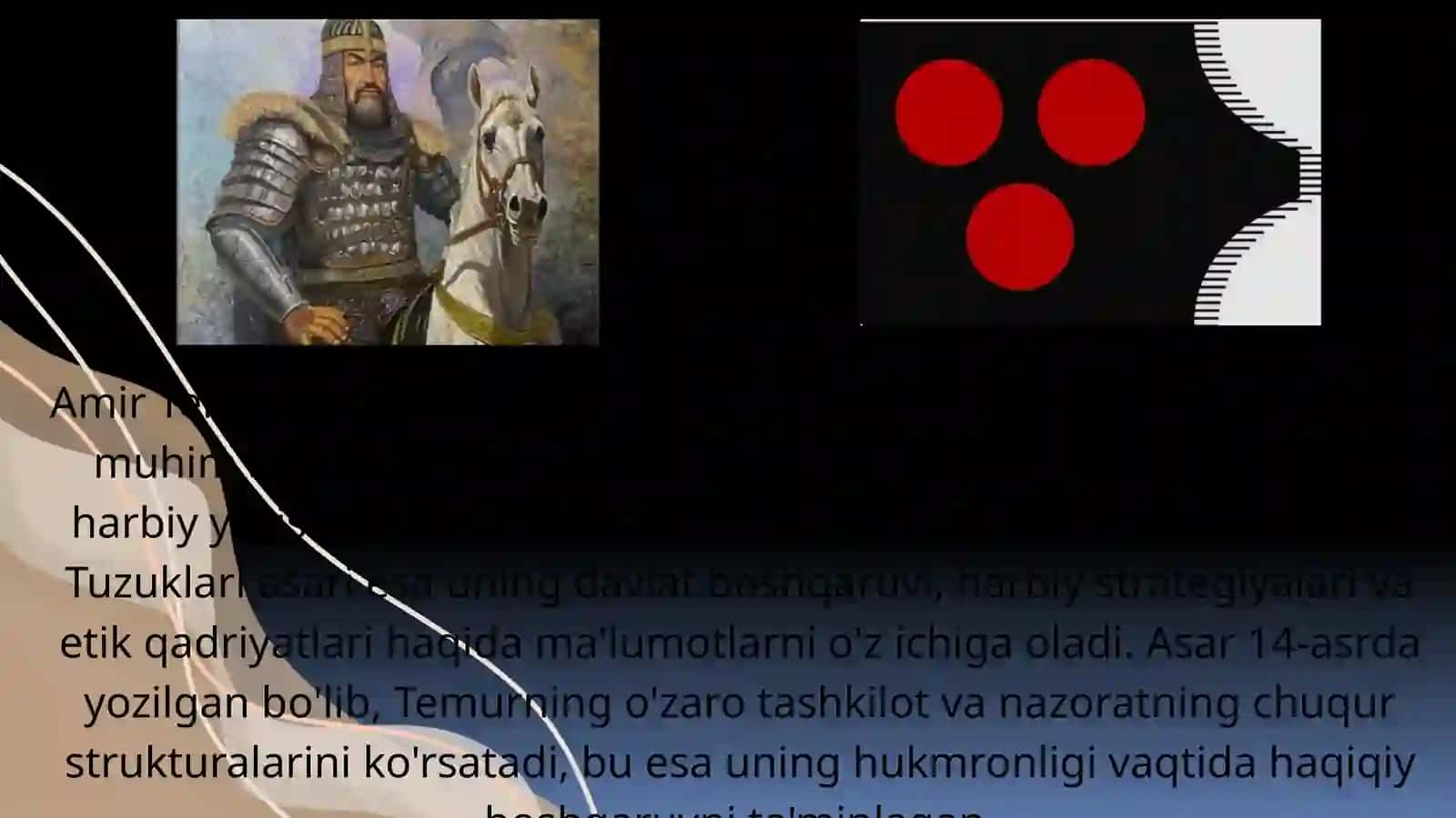 Mavzu:“Temurtuzuklari” 4