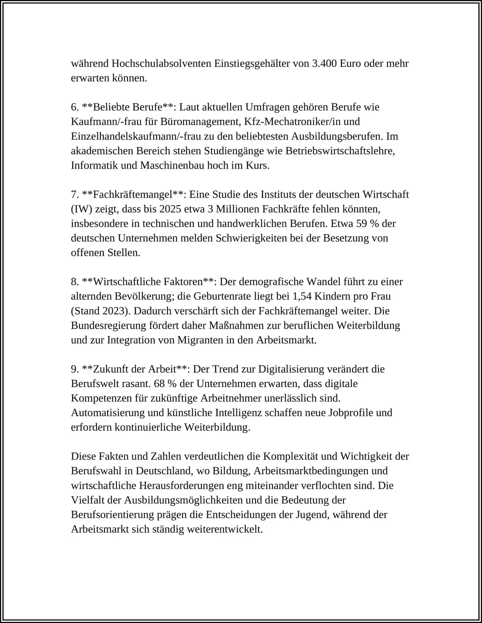 ARBEITEN UND BERUF 4