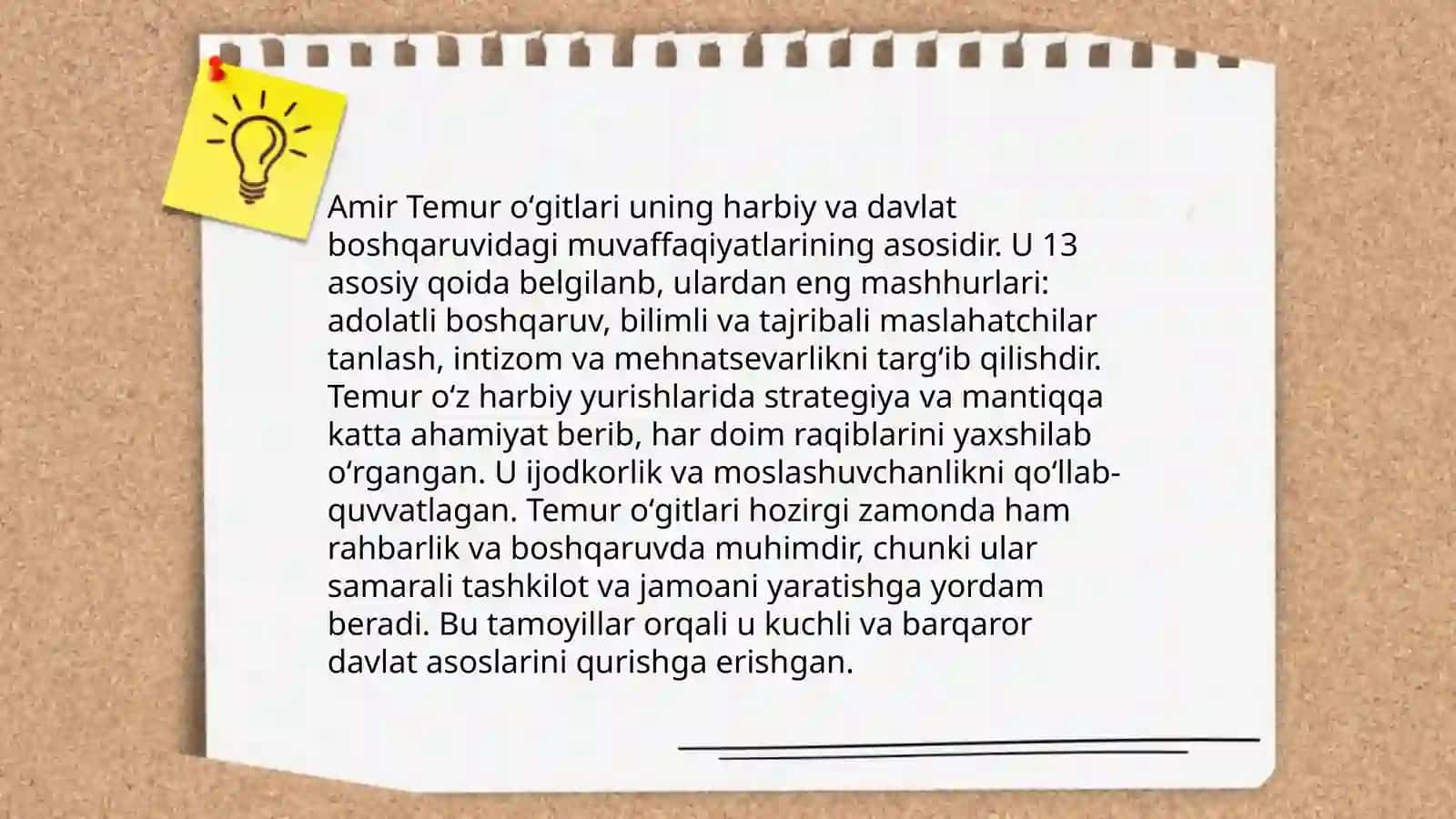 Amir Temur oʻgitlarining tarbiyaviy ahamiyati 4