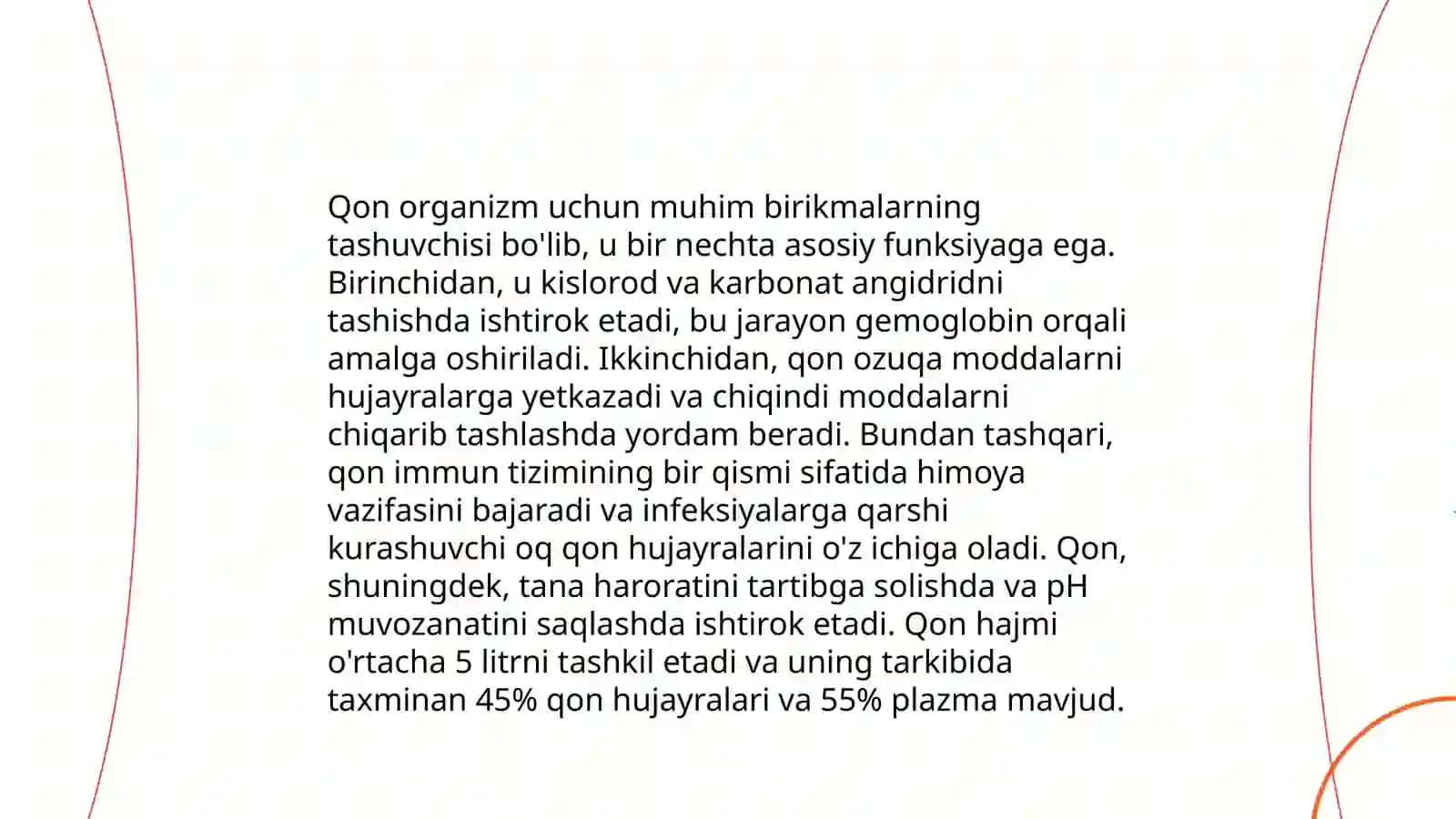 Qonning Tarkibi 4