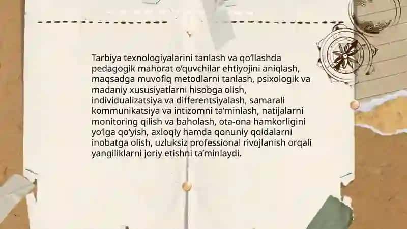 O‘qituvchining pedagogik mahorati 4