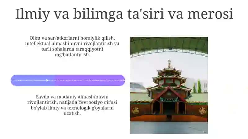 Amir Temur davrida ilm-fan 4