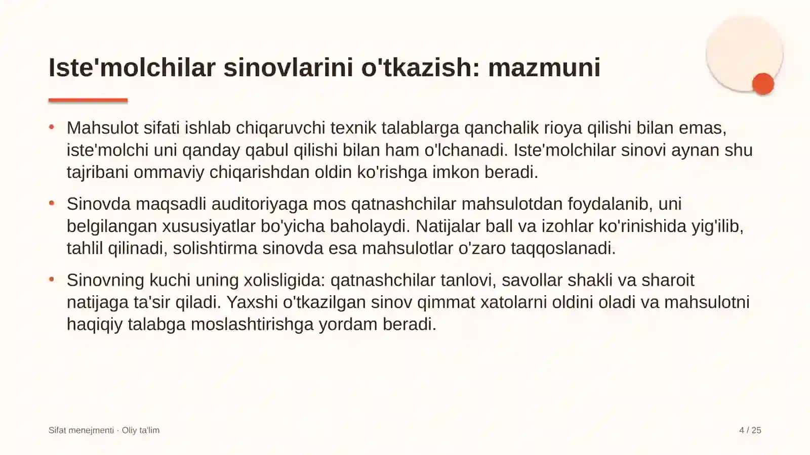 Striming platformalarida iste'molchilar sinovlarini o'tkazish 4